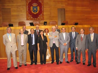 Visita al Parlamento de Galicia y Pleno de la Junta de Gobierno